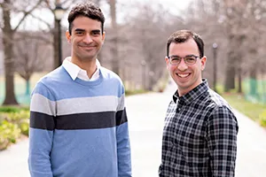 Adrian Duran Rey ’27 (left) and Joshua Ovadia ’25 