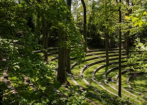 Amphitheater during spring