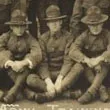 Student Army Training Corps cadets in front of Parrish Hall