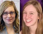 Sarah Chasins '12 and Jennifer Crick '12