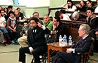 Cornel West and Robert George '77