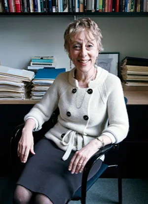 Robin E. Wagner-Pacifici sitting in office